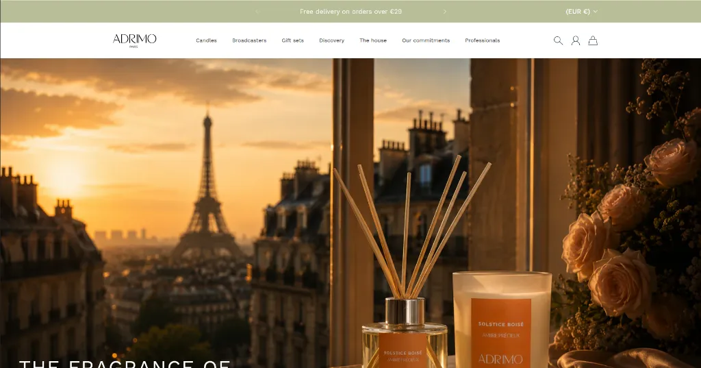 Adrimo Paris project screenshot