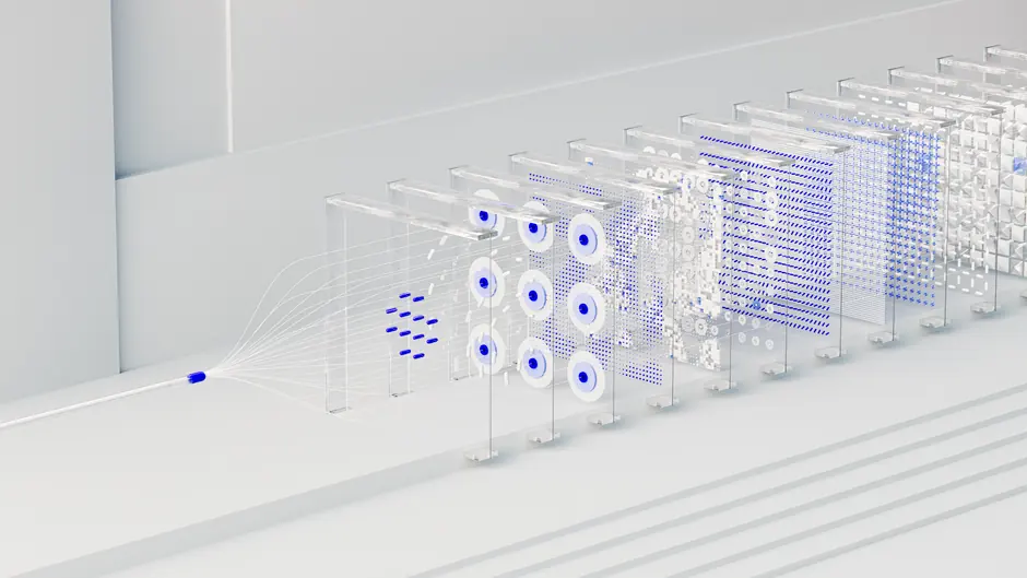 Engineering design showcase of custom AI workflows corporate