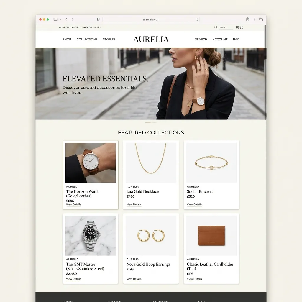 gleamix store project screenshot