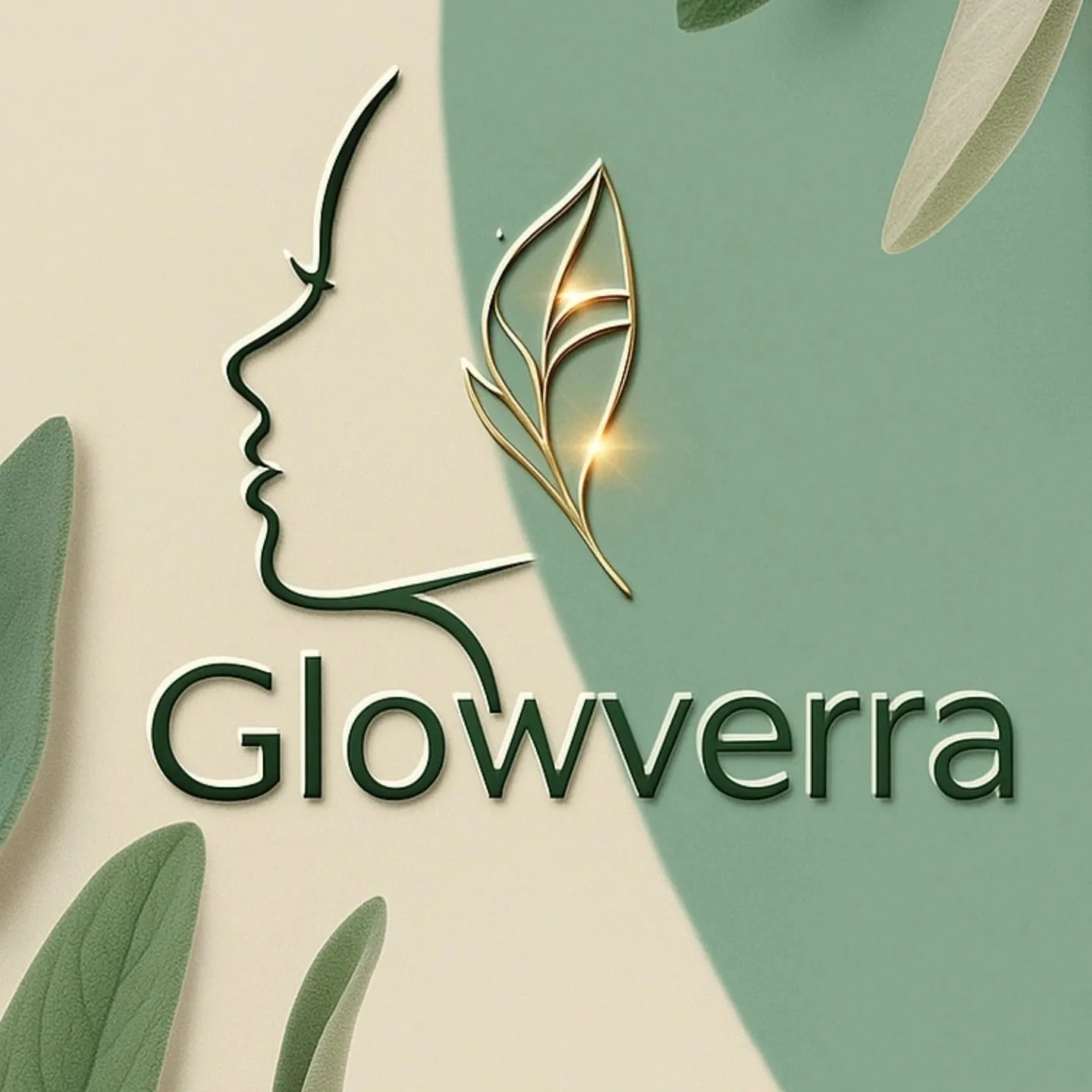 Glowverra logo design